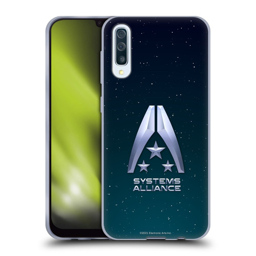 EA Bioware Mass Effect Graphics Systems Alliance Logo Soft Gel Case for Samsung Galaxy A50/A30s (2019)