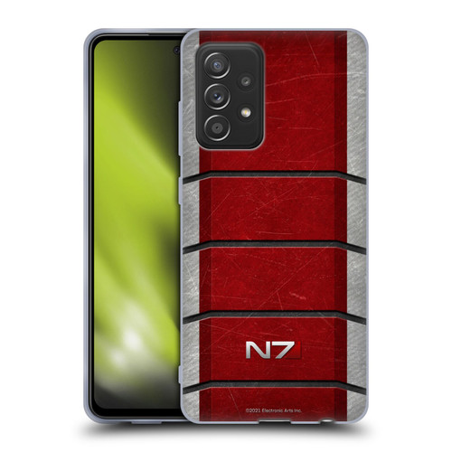 EA Bioware Mass Effect Graphics N7 Logo Armor Soft Gel Case for Samsung Galaxy A52 / A52s / 5G (2021)