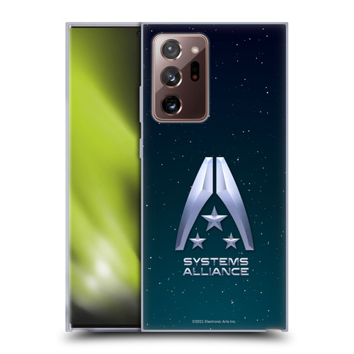 EA Bioware Mass Effect Graphics Systems Alliance Logo Soft Gel Case for Samsung Galaxy Note20 Ultra / 5G