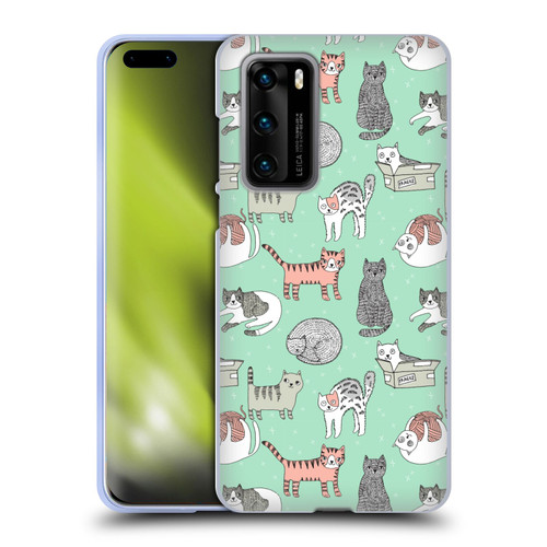 Andrea Lauren Design Animals Cats Soft Gel Case for Huawei P40 5G