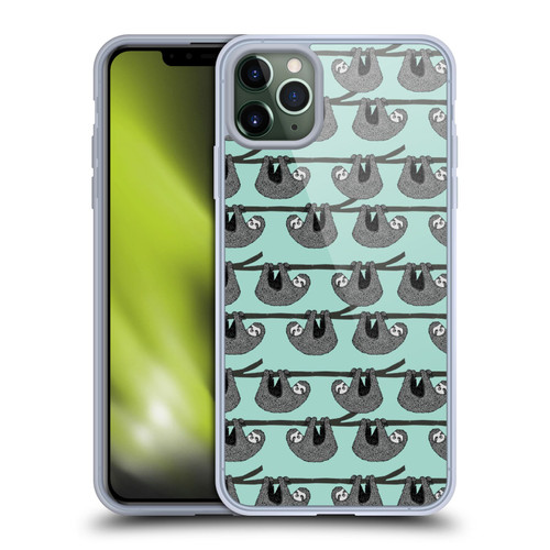 Andrea Lauren Design Animals Sloth Soft Gel Case for Apple iPhone 11 Pro Max