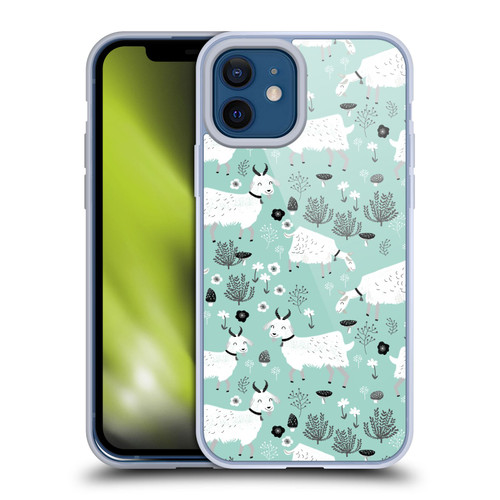Andrea Lauren Design Animals Goats Soft Gel Case for Apple iPhone 12 / iPhone 12 Pro