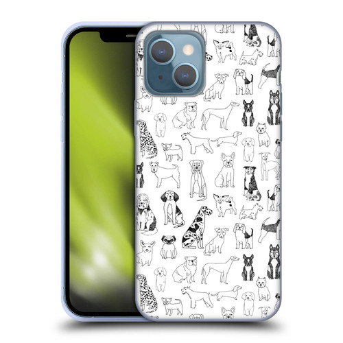 Andrea Lauren Design Animals Canine Line Soft Gel Case for Apple iPhone 13