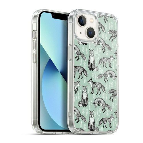 Andrea Lauren Design Animals Fox Soft Gel Case for Apple iPhone 13