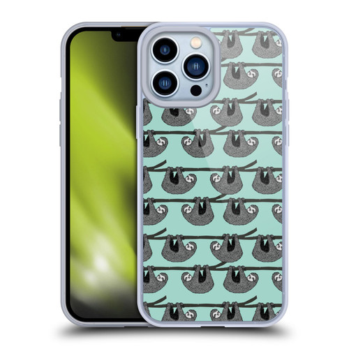Andrea Lauren Design Animals Sloth Soft Gel Case for Apple iPhone 13 Pro Max