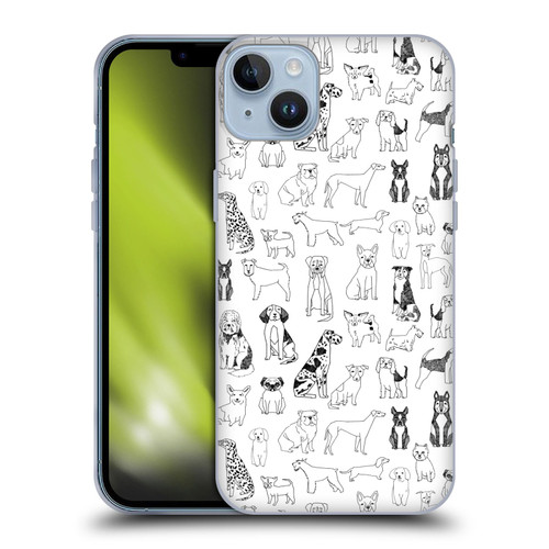 Andrea Lauren Design Animals Canine Line Soft Gel Case for Apple iPhone 14 Plus