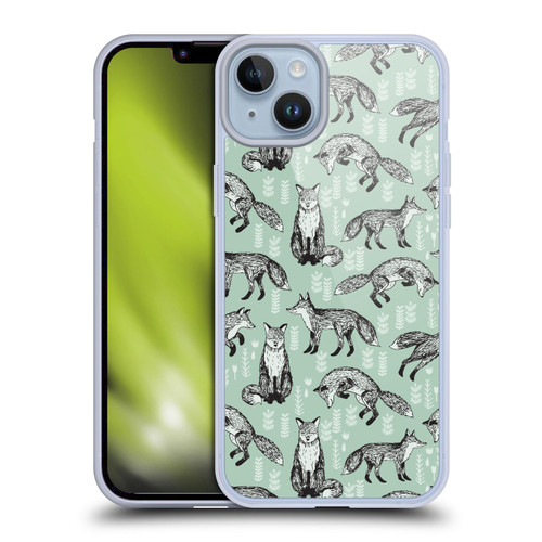 Andrea Lauren Design Animals Fox Soft Gel Case for Apple iPhone 14 Plus