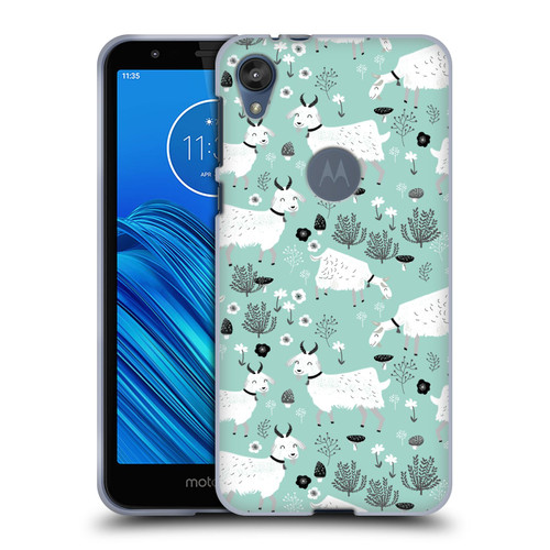 Andrea Lauren Design Animals Goats Soft Gel Case for Motorola Moto E6