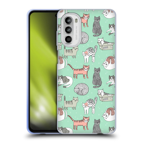 Andrea Lauren Design Animals Cats Soft Gel Case for Motorola Moto G52