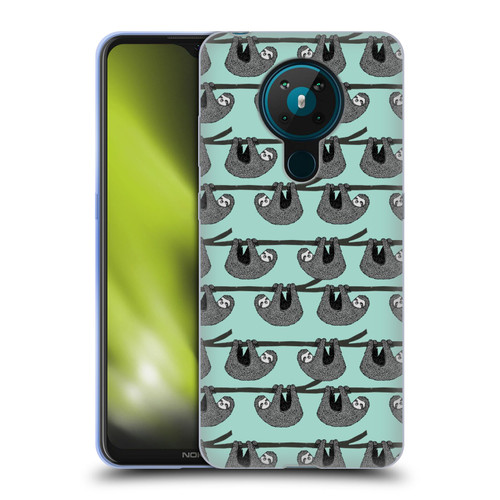 Andrea Lauren Design Animals Sloth Soft Gel Case for Nokia 5.3