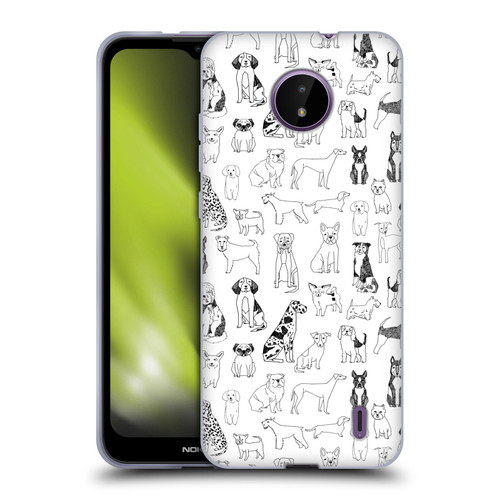 Andrea Lauren Design Animals Canine Line Soft Gel Case for Nokia C10 / C20