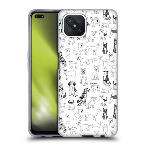 Andrea Lauren Design Animals Canine Line Soft Gel Case for OPPO Reno4 Z 5G