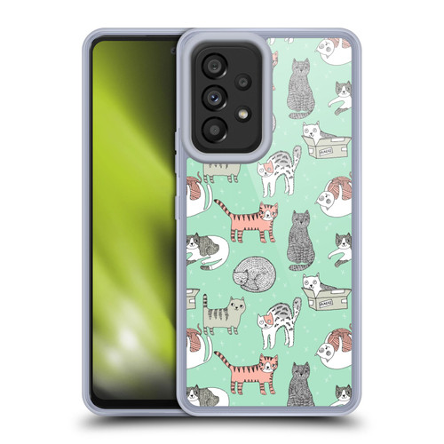Andrea Lauren Design Animals Cats Soft Gel Case for Samsung Galaxy A53 5G (2022)