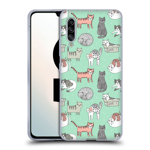 Andrea Lauren Design Animals Cats Soft Gel Case for Samsung Galaxy A90 5G (2019)