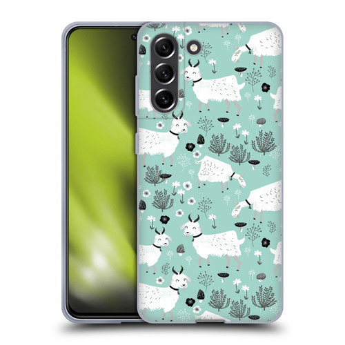 Andrea Lauren Design Animals Goats Soft Gel Case for Samsung Galaxy S21 FE 5G