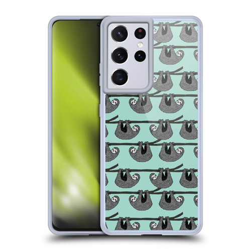 Andrea Lauren Design Animals Sloth Soft Gel Case for Samsung Galaxy S21 Ultra 5G