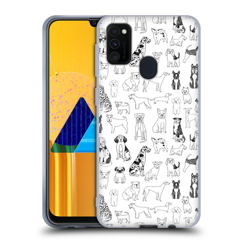 Andrea Lauren Design Animals Canine Line Soft Gel Case for Samsung Galaxy M30s (2019)/M21 (2020)
