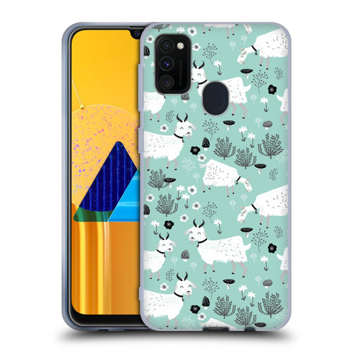 Andrea Lauren Design Animals Goats Soft Gel Case for Samsung Galaxy M30s (2019)/M21 (2020)
