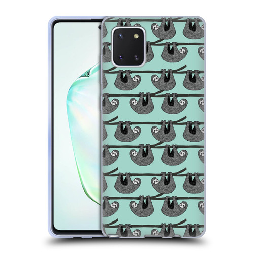 Andrea Lauren Design Animals Sloth Soft Gel Case for Samsung Galaxy Note10 Lite