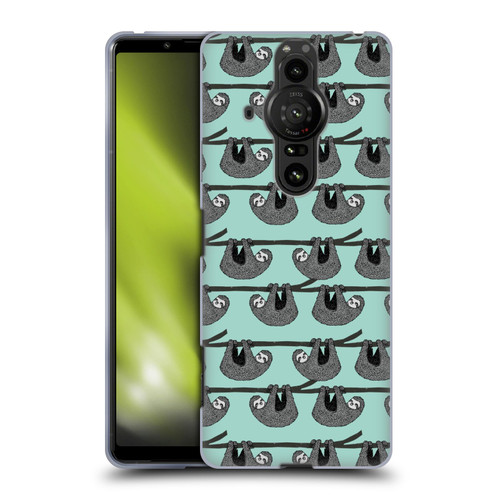 Andrea Lauren Design Animals Sloth Soft Gel Case for Sony Xperia Pro-I