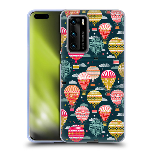 Andrea Lauren Design Assorted Hot Air Balloon Soft Gel Case for Huawei P40 5G