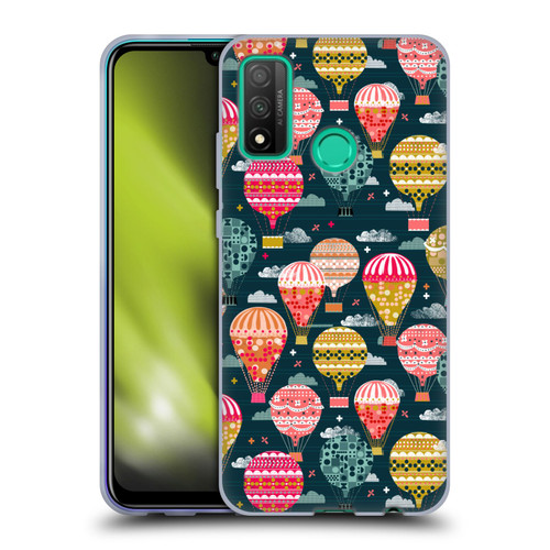 Andrea Lauren Design Assorted Hot Air Balloon Soft Gel Case for Huawei P Smart (2020)
