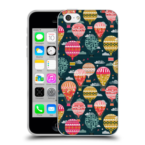 Andrea Lauren Design Assorted Hot Air Balloon Soft Gel Case for Apple iPhone 5c