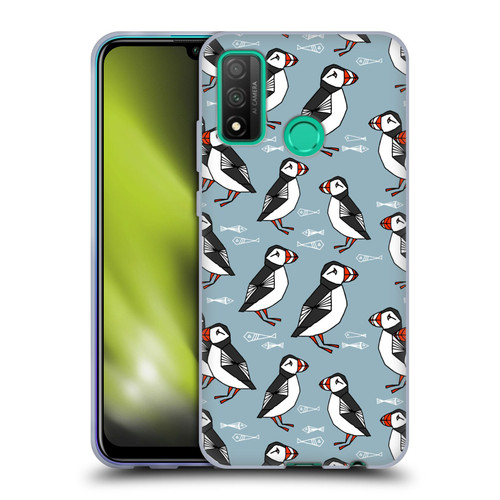 Andrea Lauren Design Birds Puffins Soft Gel Case for Huawei P Smart (2020)