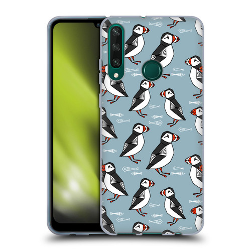 Andrea Lauren Design Birds Puffins Soft Gel Case for Huawei Y6p