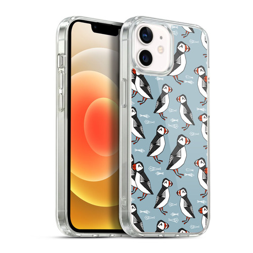 Andrea Lauren Design Birds Puffins Soft Gel Case for Apple iPhone 12 / iPhone 12 Pro & MagSafe
