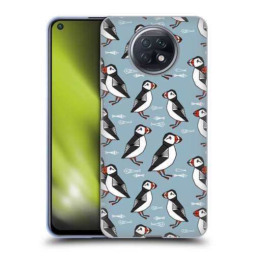 Andrea Lauren Design Birds Puffins Soft Gel Case for Xiaomi Redmi Note 9T 5G