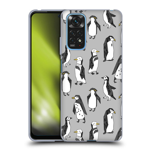 Andrea Lauren Design Birds Gray Penguins Soft Gel Case for Xiaomi Redmi Note 11 / Redmi Note 11S