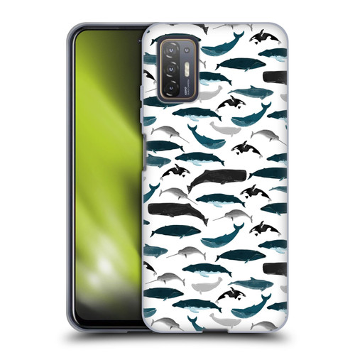 Andrea Lauren Design Sea Animals Whales Soft Gel Case for HTC Desire 21 Pro 5G