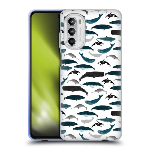 Andrea Lauren Design Sea Animals Whales Soft Gel Case for Motorola Moto G52