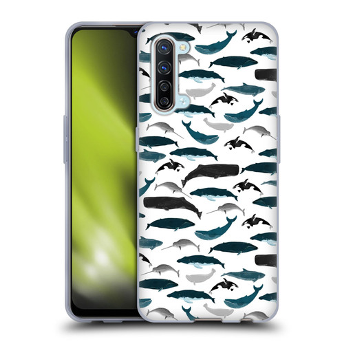 Andrea Lauren Design Sea Animals Whales Soft Gel Case for OPPO Find X2 Lite 5G