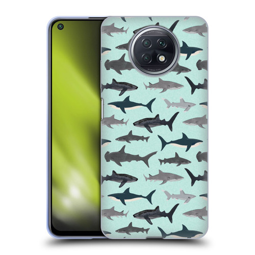 Andrea Lauren Design Sea Animals Sharks Soft Gel Case for Xiaomi Redmi Note 9T 5G