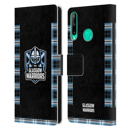 Glasgow Warriors 2020/21 Crest Kit Home Leather Book Wallet Case Cover For Huawei P40 lite E