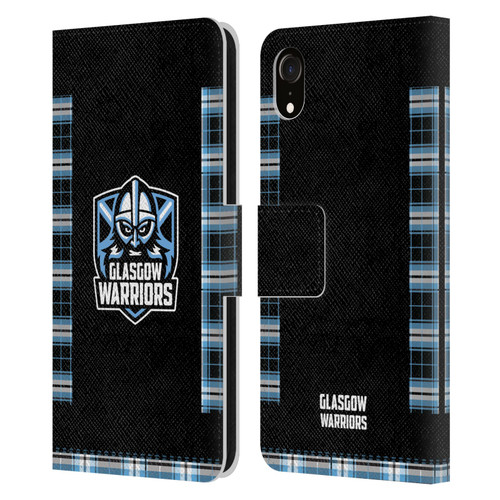 Glasgow Warriors 2020/21 Crest Kit Home Leather Book Wallet Case Cover For Apple iPhone XR