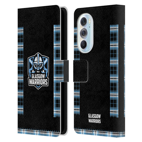 Glasgow Warriors 2020/21 Crest Kit Home Leather Book Wallet Case Cover For Motorola Edge X30