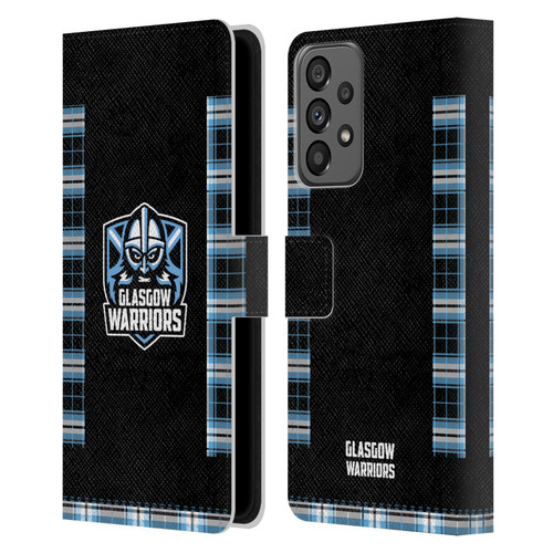 Glasgow Warriors 2020/21 Crest Kit Home Leather Book Wallet Case Cover For Samsung Galaxy A73 5G (2022)