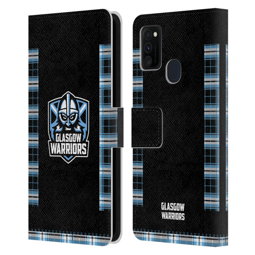 Glasgow Warriors 2020/21 Crest Kit Home Leather Book Wallet Case Cover For Samsung Galaxy M30s (2019)/M21 (2020)