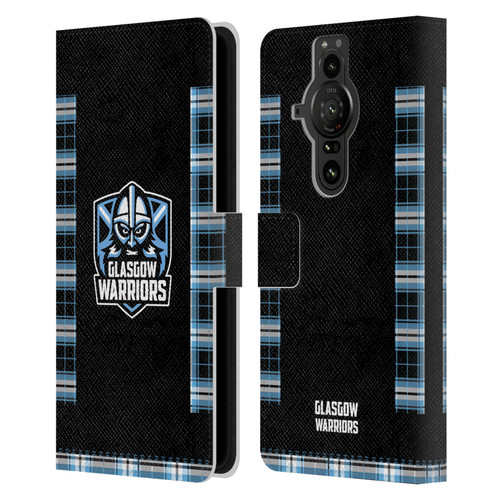 Glasgow Warriors 2020/21 Crest Kit Home Leather Book Wallet Case Cover For Sony Xperia Pro-I