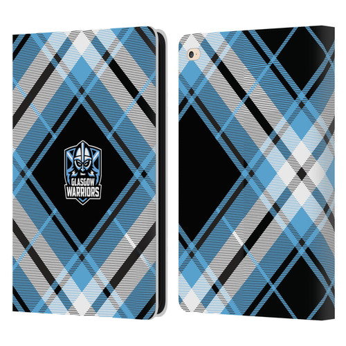 Glasgow Warriors Logo 2 Diagonal Tartan Leather Book Wallet Case Cover For Apple iPad Air 2 (2014)