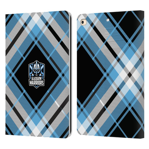 Glasgow Warriors Logo 2 Diagonal Tartan Leather Book Wallet Case Cover For Apple iPad 9.7 2017 / iPad 9.7 2018