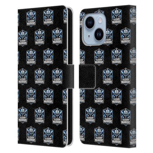 Glasgow Warriors Logo 2 Patterns Leather Book Wallet Case Cover For Apple iPhone 14 Plus