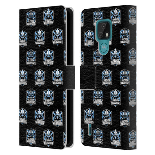 Glasgow Warriors Logo 2 Patterns Leather Book Wallet Case Cover For Motorola Moto E7