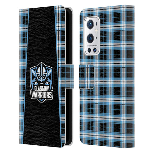 Glasgow Warriors Logo 2 Tartan Leather Book Wallet Case Cover For OnePlus 9 Pro