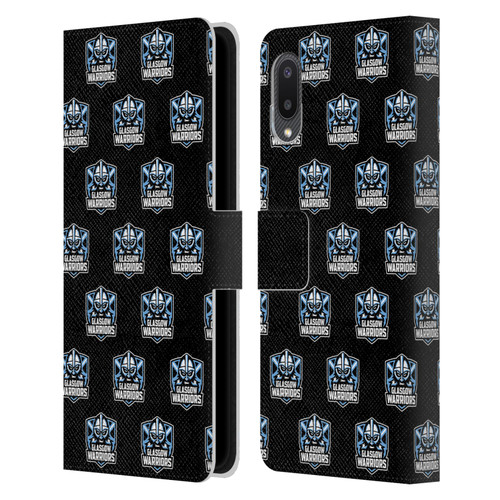 Glasgow Warriors Logo 2 Patterns Leather Book Wallet Case Cover For Samsung Galaxy A02/M02 (2021)