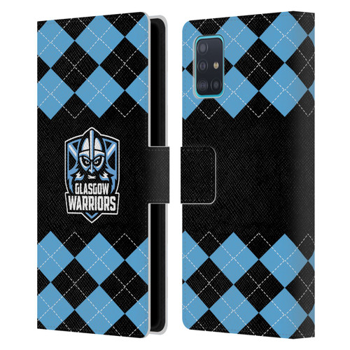 Glasgow Warriors Logo 2 Argyle Leather Book Wallet Case Cover For Samsung Galaxy A51 (2019)