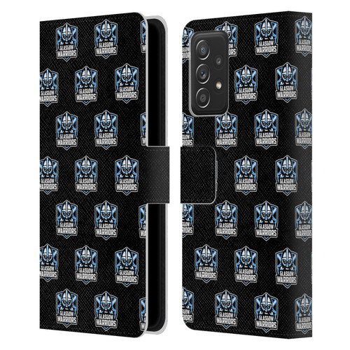 Glasgow Warriors Logo 2 Patterns Leather Book Wallet Case Cover For Samsung Galaxy A52 / A52s / 5G (2021)